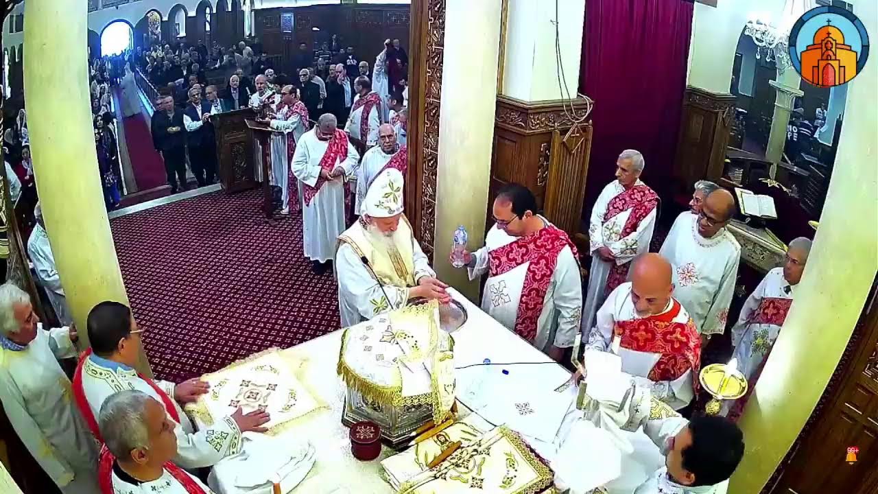 دورة الصليب والقداس الالهى يوم الخميس من الصوم الكبير 19/ 3 /  2026