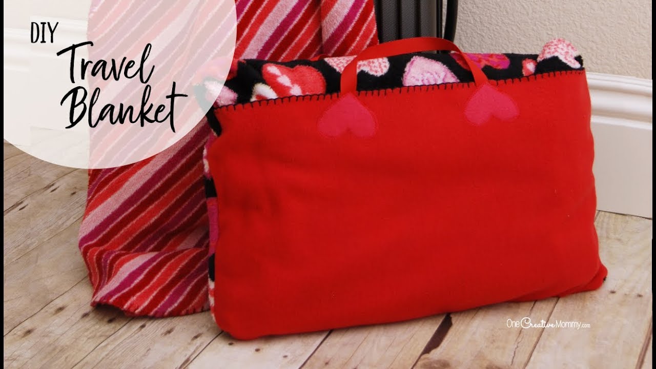 DIY Travel Blanket Tutorial