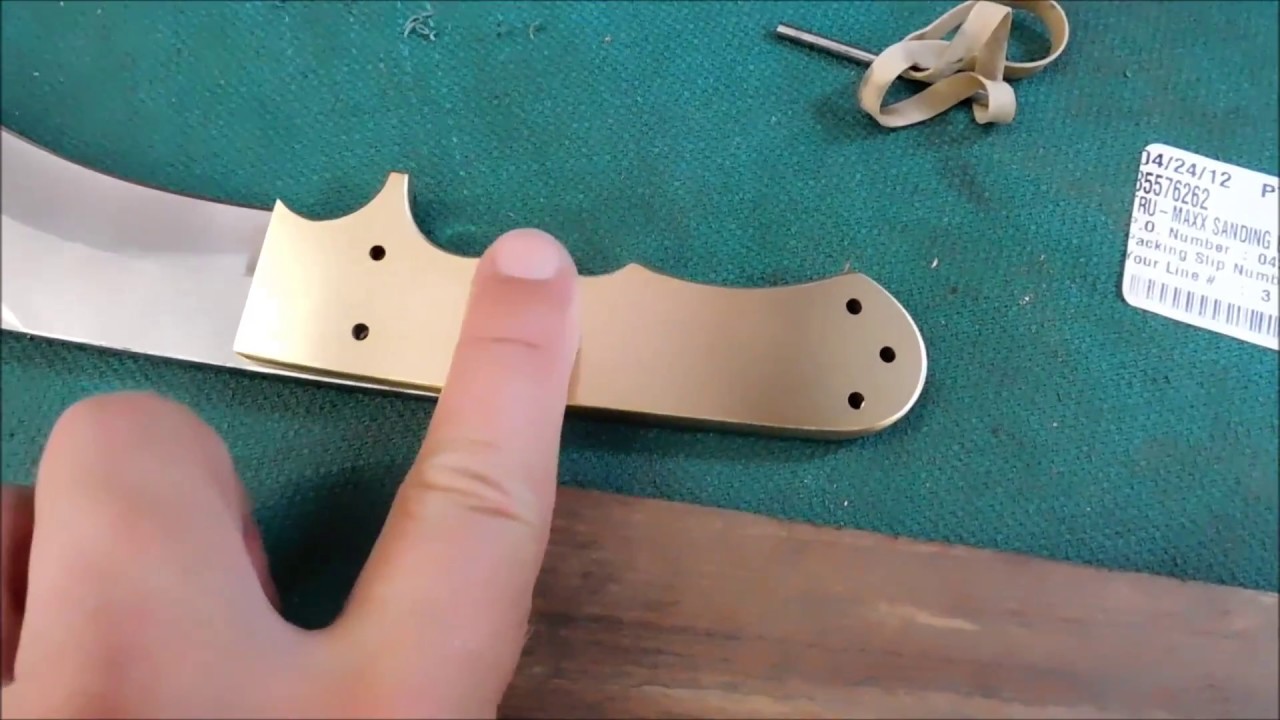 Fabricating a Custom Knife handle