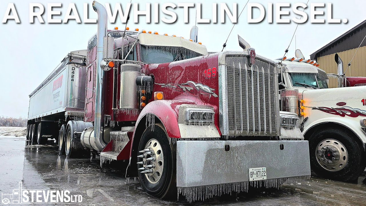 ICE ROAD TRUCKERS !! THE SNOW KEEPS BLOWING, BUT WE KEEP GOING !!  HAMMER DOWN HIGHWAY 6 !!