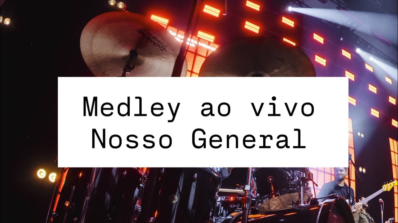 O nosso general é Cristo + Vem com Josué + Leão de Judá(Drum cam)Bruno Drum - Jhonas Serra - Ao vivo