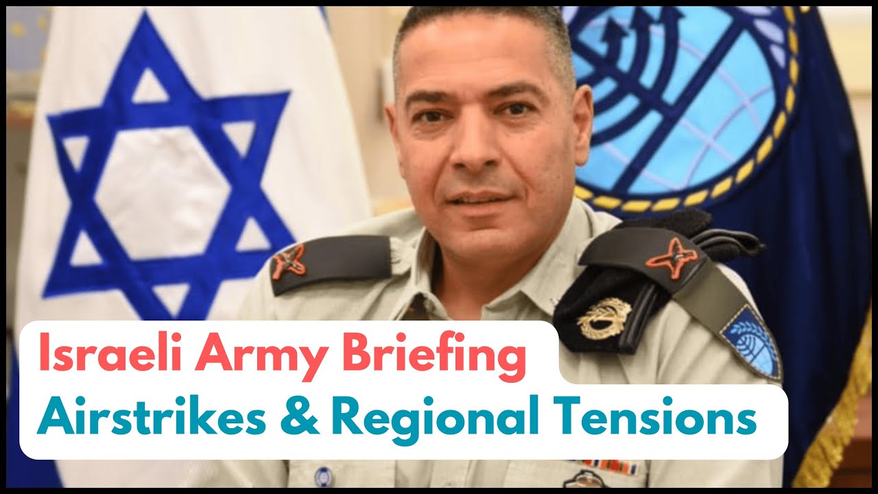 Israeli Army Spokesperson Effie Defrin Statement | Airstrikes Update | Gaza, Lebanon, Syria