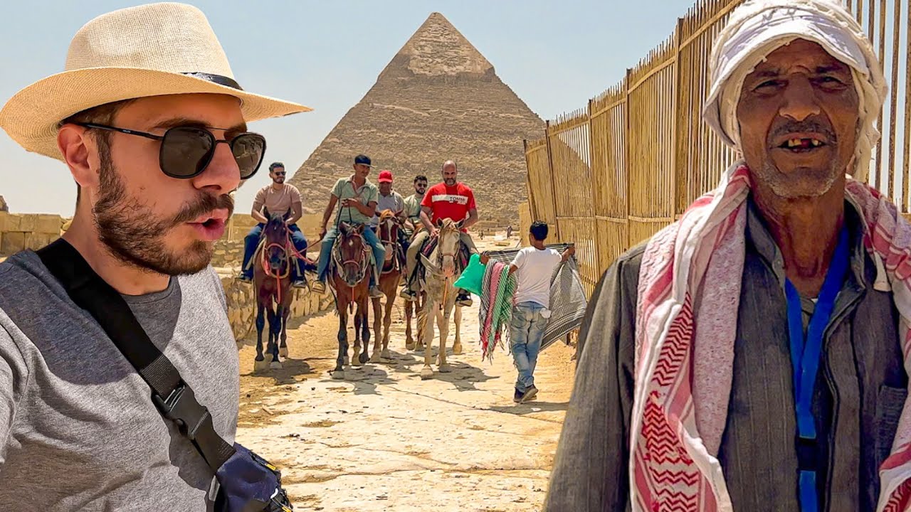 MISIR PİRAMİTLERİNDE ESNAF PAZARLIĞI !! | Giza -277