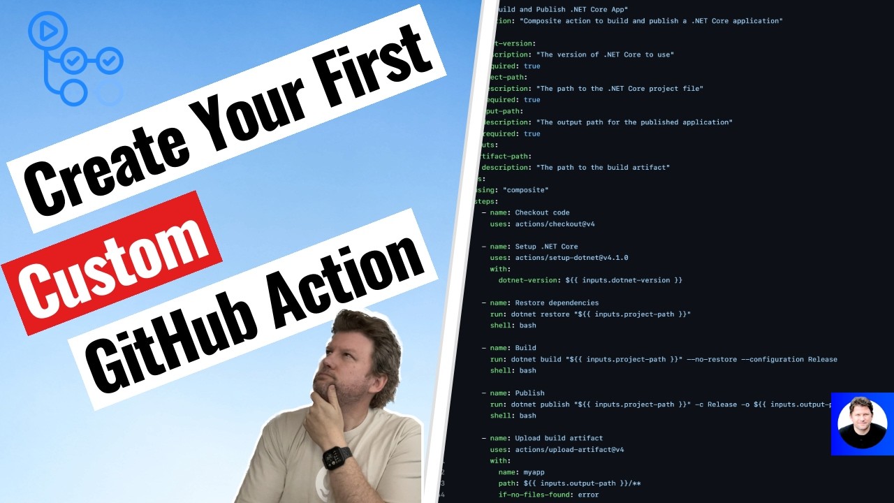 Создайте свое первое пользовательское действие GitHub