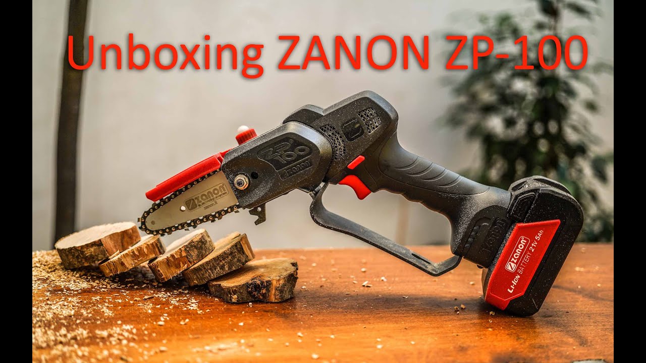 Tο καλύτερο μικρό αλυσοπρίονο μπαταρίας Unboxing ZANON ZP-100, όλα όσα θέλετε να μάθετε