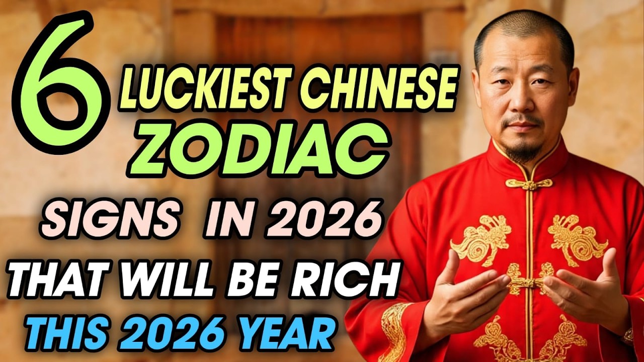 6 Luckiest Chinese Animal Zodiac Signs, That Wil be RICH in 2026/ Fengshui, Buddhist teaching
