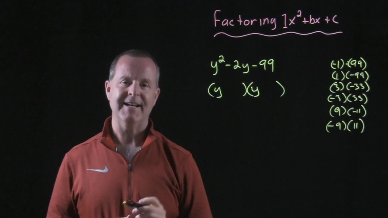 Factoring Trinomials of the Form x^2+bx+c