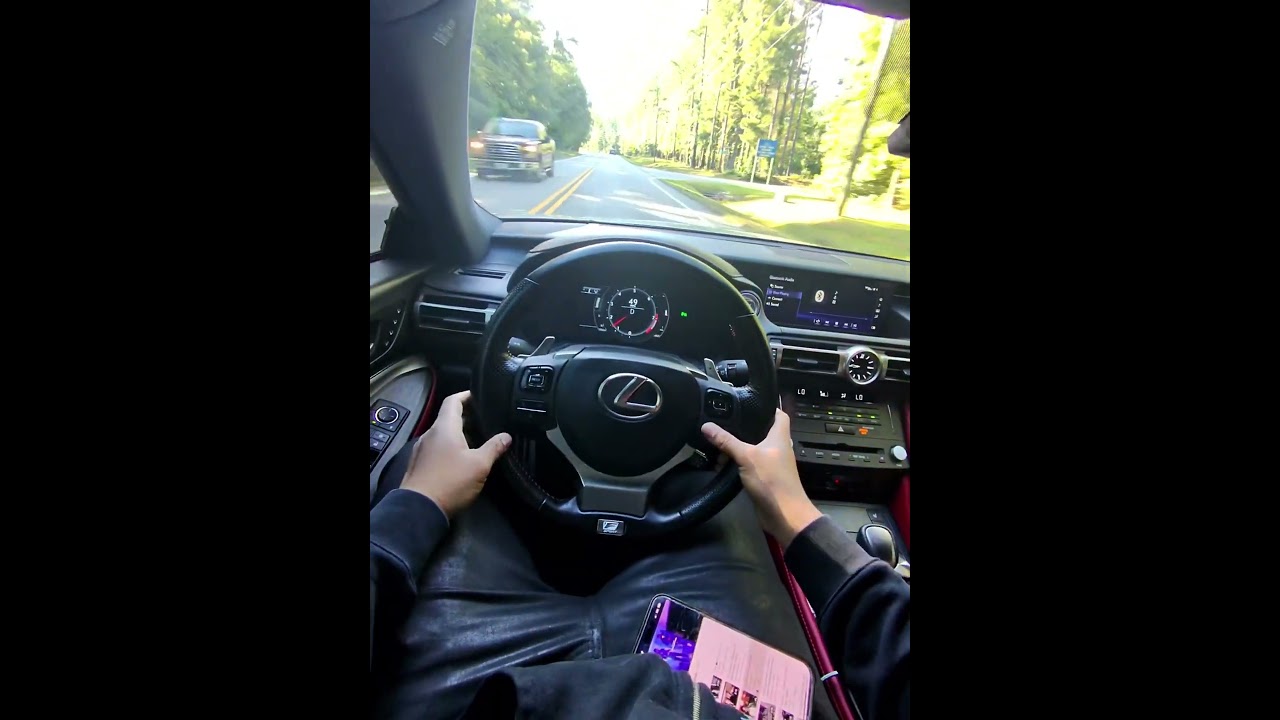 Lexus Rc Gauge Cluster POV#lexus#speed
