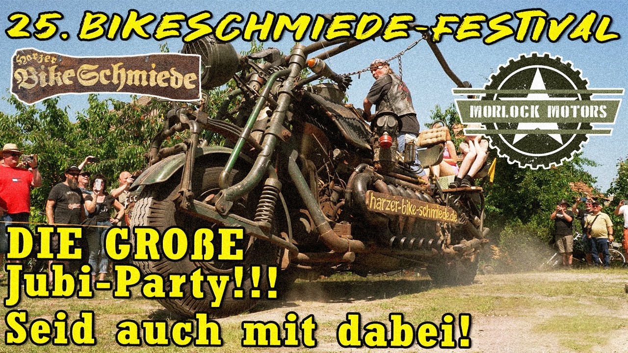 25. Bikeschmiede-Festival - DIE GROßE Jubi-Party! Seid auch mit dabei | Harzer Bikeschmiede