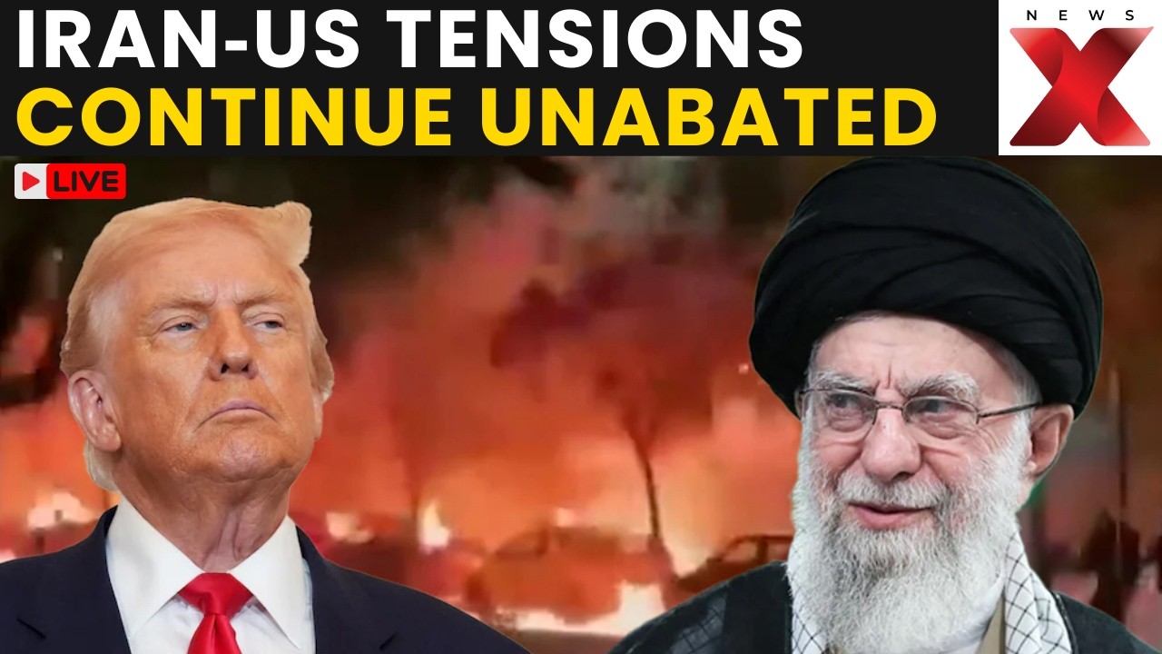 Iran‑US Tensions LIVE: Tehran Blames Washington&rsquo;s Mixed Signals, Talks Stall | NewsX