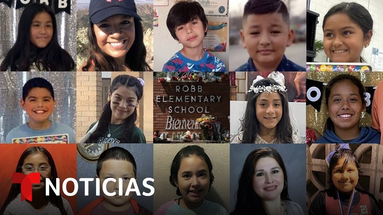 Entre 8 y 10 años, casi todos hispanos: las víctimas del tiroteo en Texas | Noticias Telemundo