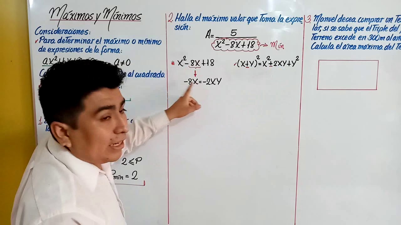 Máximos y Mínimos - Parte I (Raz. Matemático)