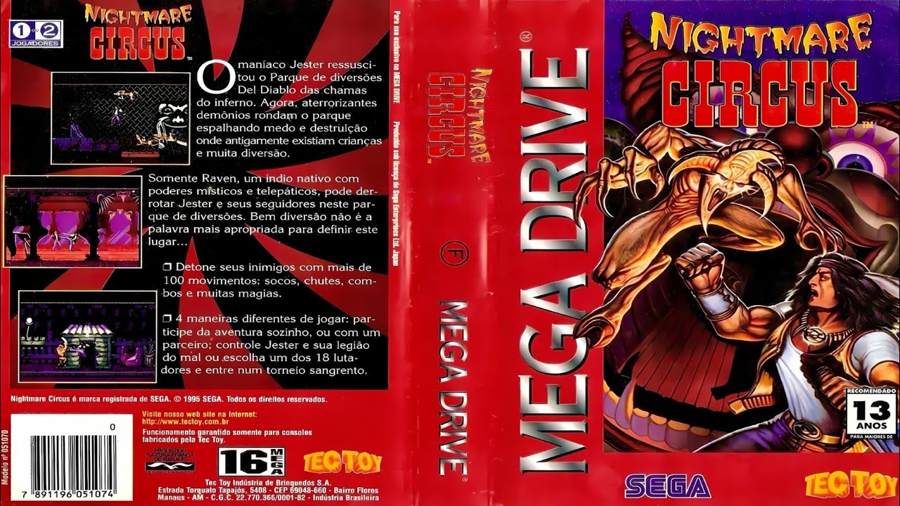 [The Ticket Office] Nightmare Circus (SEGA Mega Drive/Genesis Music) 🎶