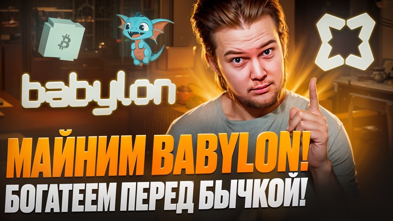 Майним токен Baby от проекта Babylon!!