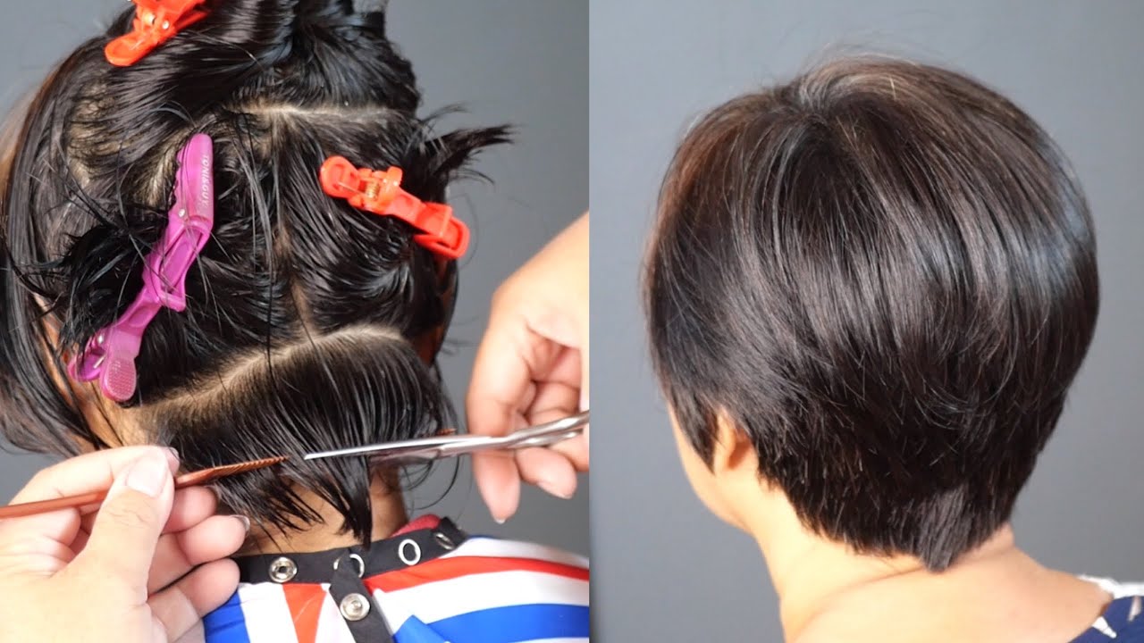 Haircut hairstyle short haircut for straight hair