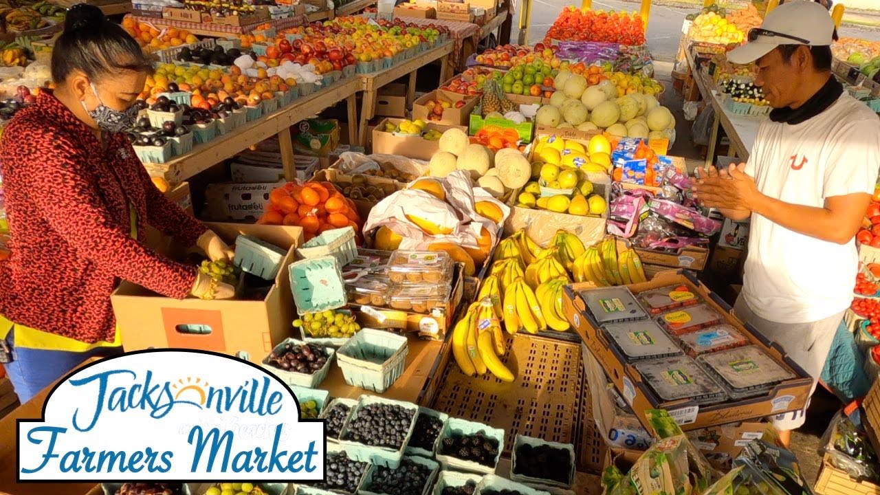 Shopping at the Farmers Market Jacksonville Florida