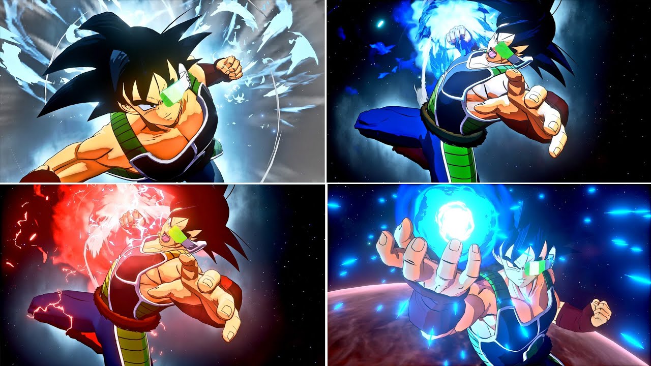 All Bardock Super Attacks! No Stun Break and Stun Break Animations - Dragon Ball Z Kakarot
