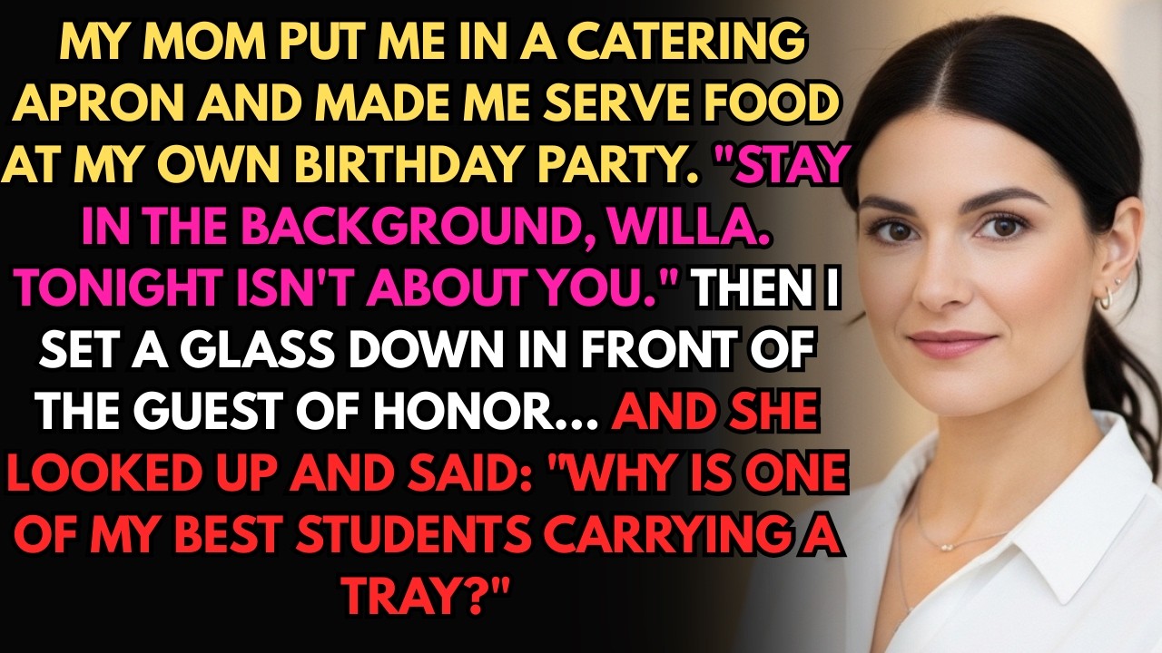My Parents Made Me Serve Food At My Own Birthday Party—The Guest Of Honor Recognized My Face