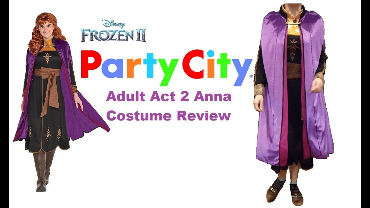 Anna Frozen 2 Costume Review: Party City Adult Act II Anna Dress