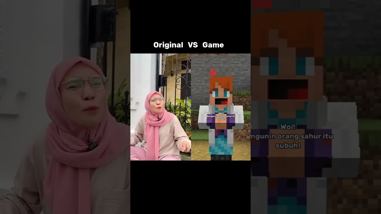 Original VS Game - Bangunin Sahur Yang Salah 
