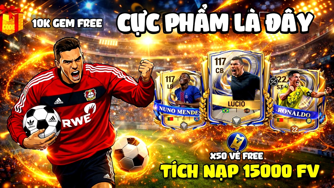 Fc Mobile  - Tích Nạp 15000 Fv Lấy Lucio Và Gift Fv Tân Thủ Viewer