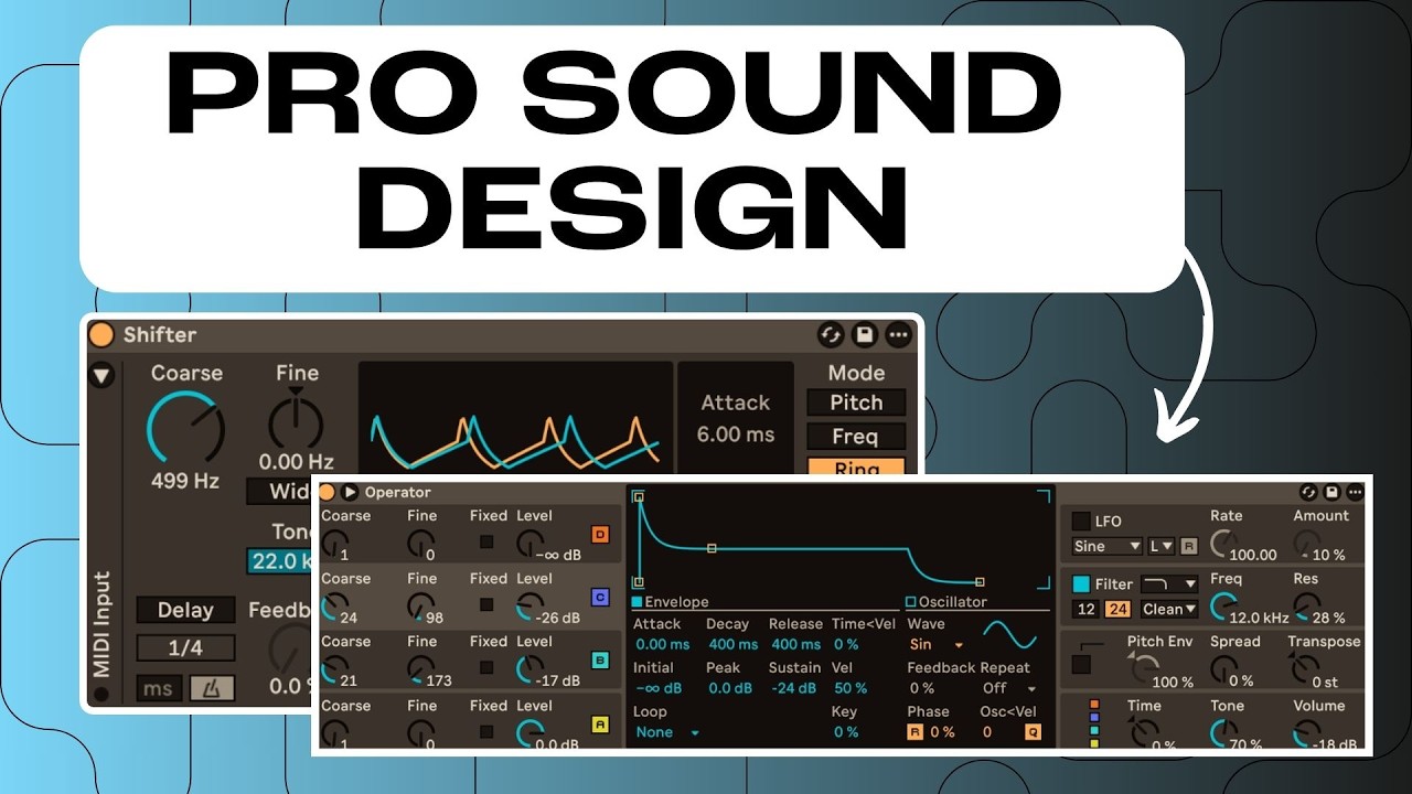 Techno Sound Design z Operatorem w Ableton Live