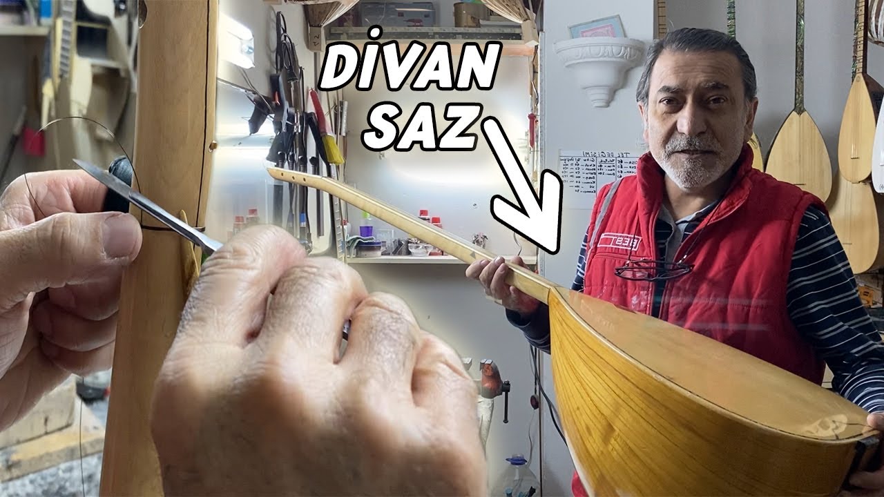 DİVAN BAĞLAMA PERDELERİ YENİLENDİ! | Saz Perdesi Nasıl Bağlanır? #yapraksazevi