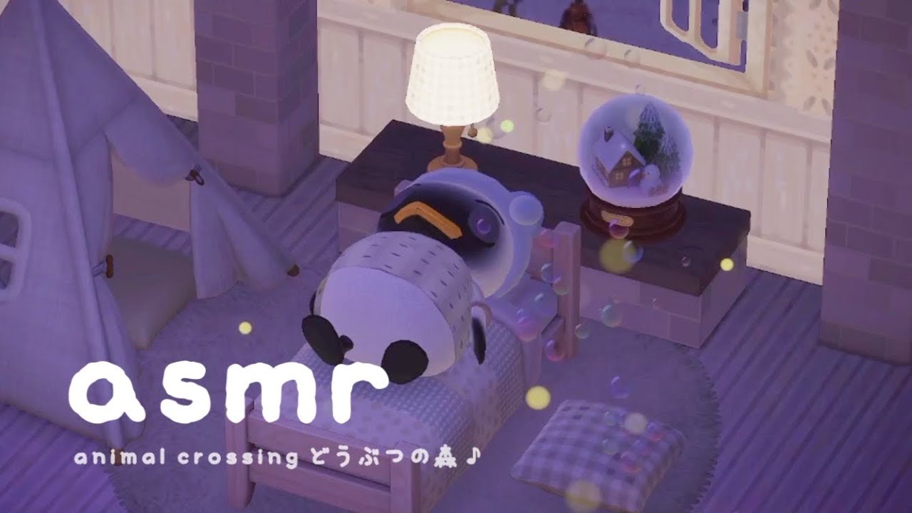모동숲 수면 asmr ⊹ 포근히 주무세요 💭 (with. 호떡 🐧) • 10 hours • K.K. 아이돌 오르골 ver. • acnh あつ森
