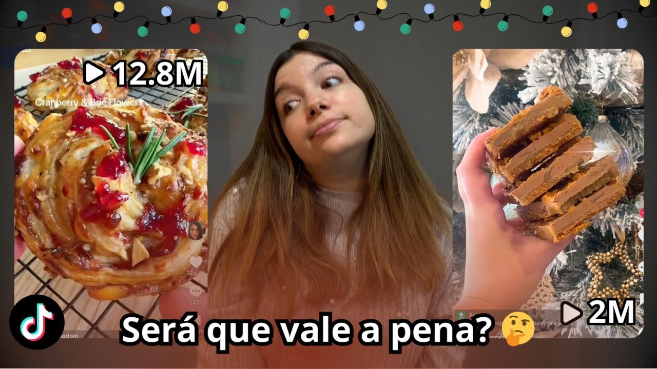 Recriei Receitas de Natal Virais do TikTok🎄Será que valem a pena? 🤔