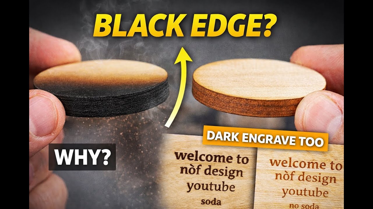 Why Laser Cut Edges Turn Black (And How to Get Darker Engraving)