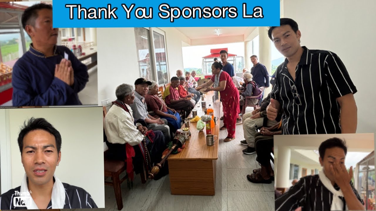 New old age home || Thank you sponsors || From abroad and India || Tibetan Vlogger || New vlog