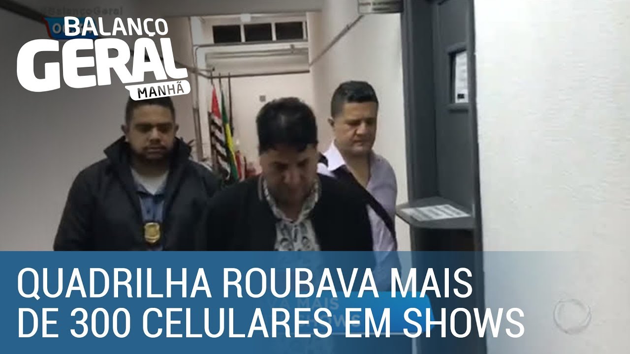 Peruano é preso por comandar roubo de celulares em shows