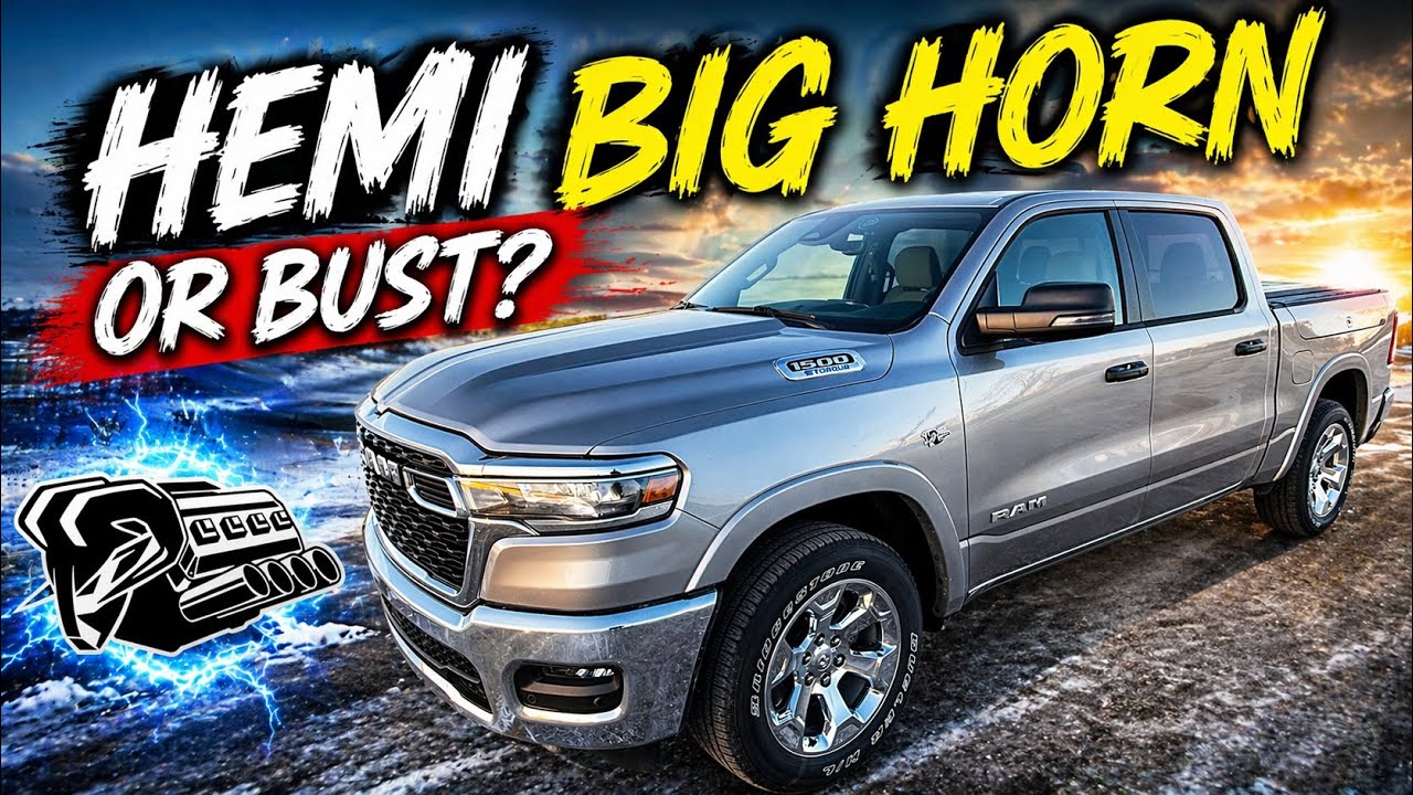 Стоит ли Ram 1500 Big Horn 2026 года 64 000 долларов теперь, когда двигатель HEMI® вернулся?