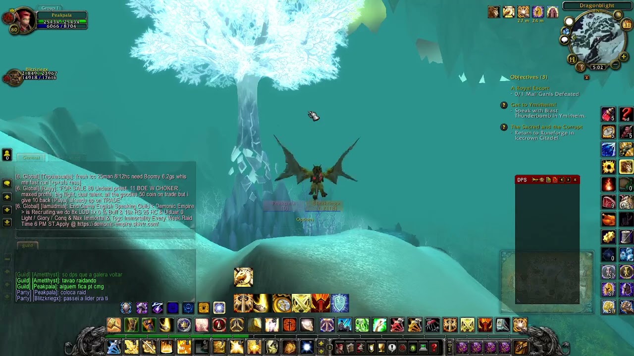 ep 36 lvl 80 -Quest da shadow edge do 5.2 ao 5.5 gs chain quest da shadowmourne