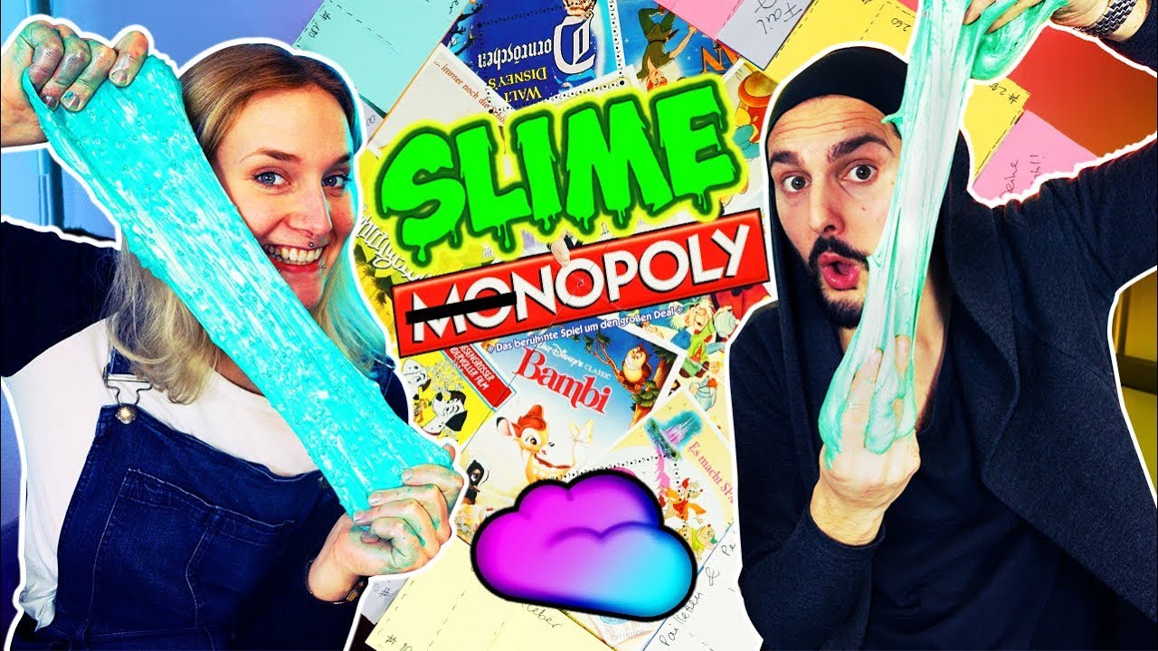 SLIME-NOPOLY CHALLENGE - Schleimzutaten mit Moneten kaufen - KAAN VS NINA Wer hat den besseres Slime