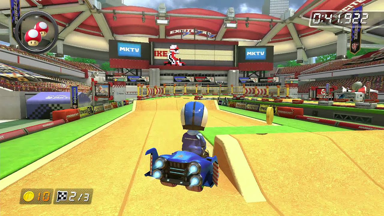 Excitebike Arena - 1:39.286 - dEA4Kasper (Mario Kart 8 World Record)