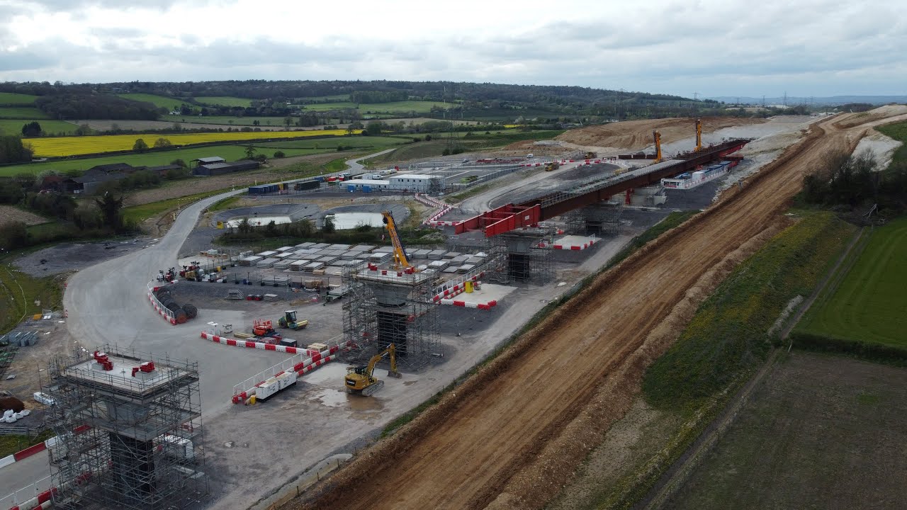 HS2 Construction - Wendover Dean & Small Dean Viaduct