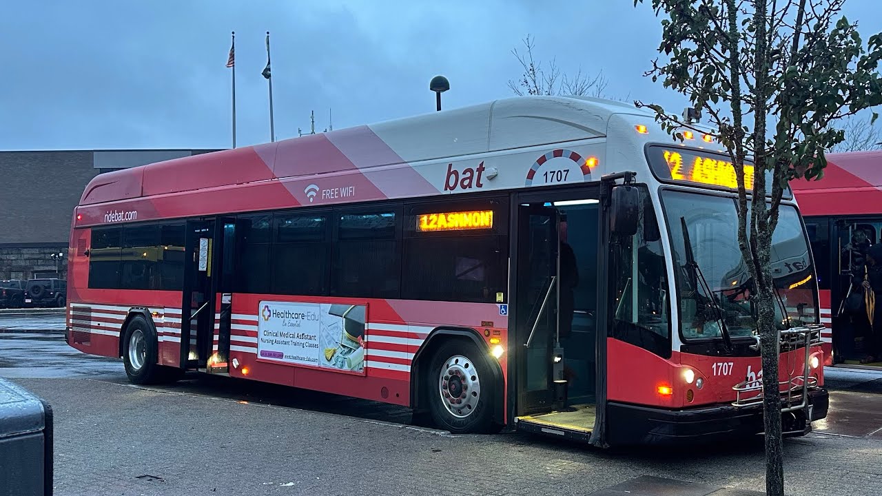 BAT 2017 Gillig Corporation BRT Plus 40’ #1707 Ride on route 12