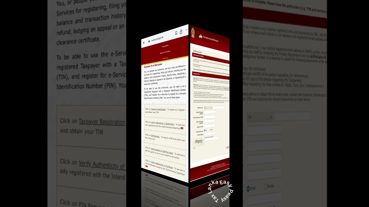 How to get your PIN online #ird #pin #tax