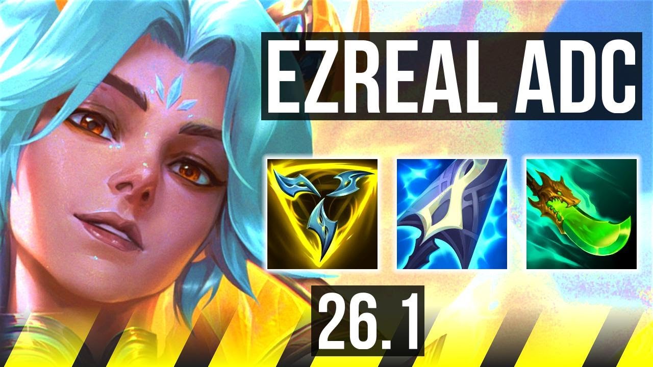 EZREAL & Zilean vs MEL & Elise (ADC) | 60K damage, 5k gold comeback | EUW Diamond | 26.1