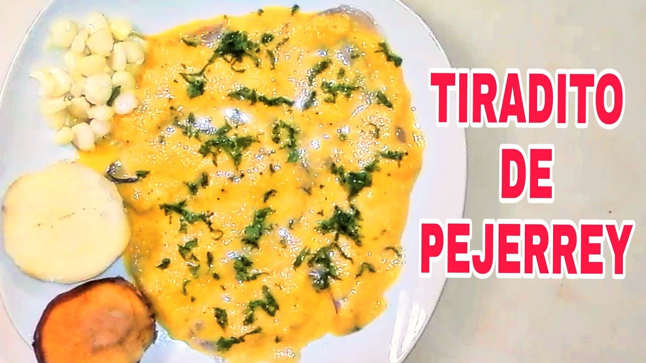 TIRADITO DE PEJERREY RICO  😋Y  FACIL DE PREPARAR// RECETA PERUANA