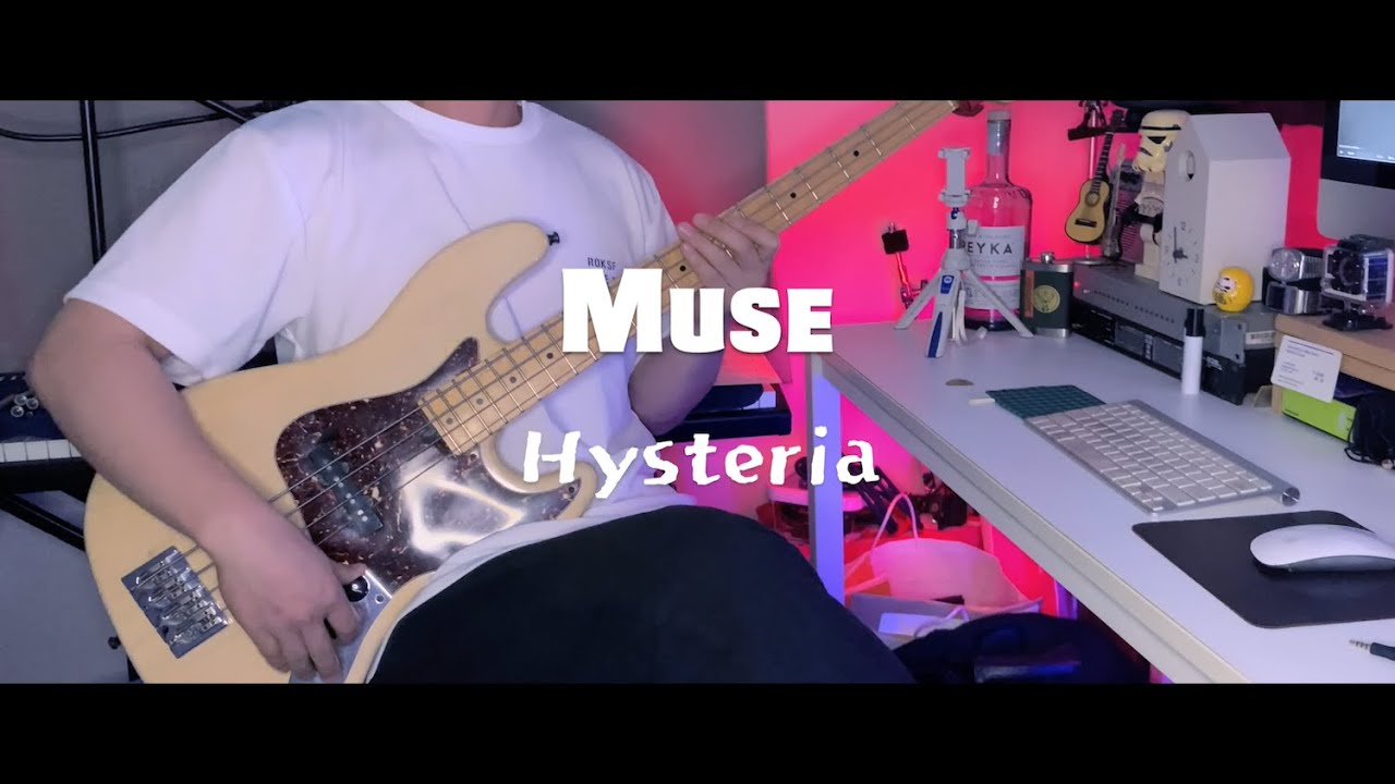 Muse _ Hysteria | bass Cover by eubass