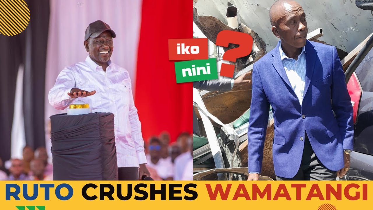 Ruto vs. Wamatangi: The 695-Acre Land War That Led to Demolition & EACC Freeze!