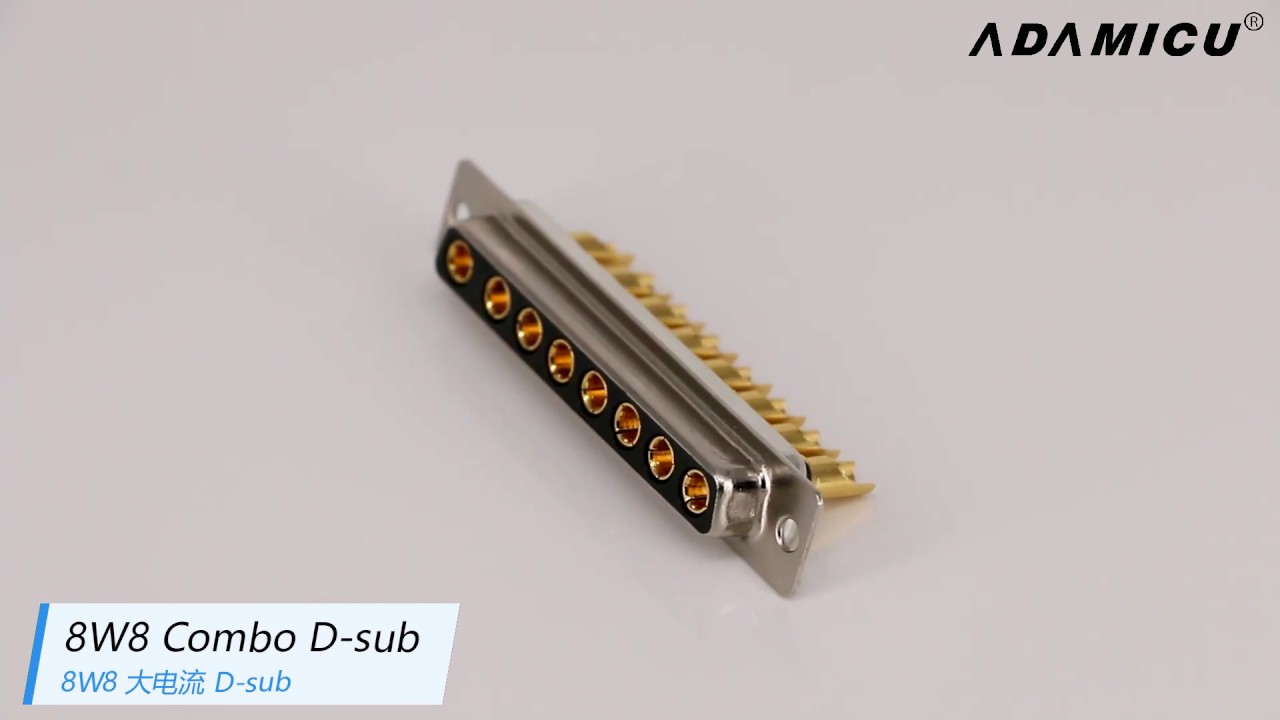 8W8 Female Combo D-sub Connectors | ADAMICU