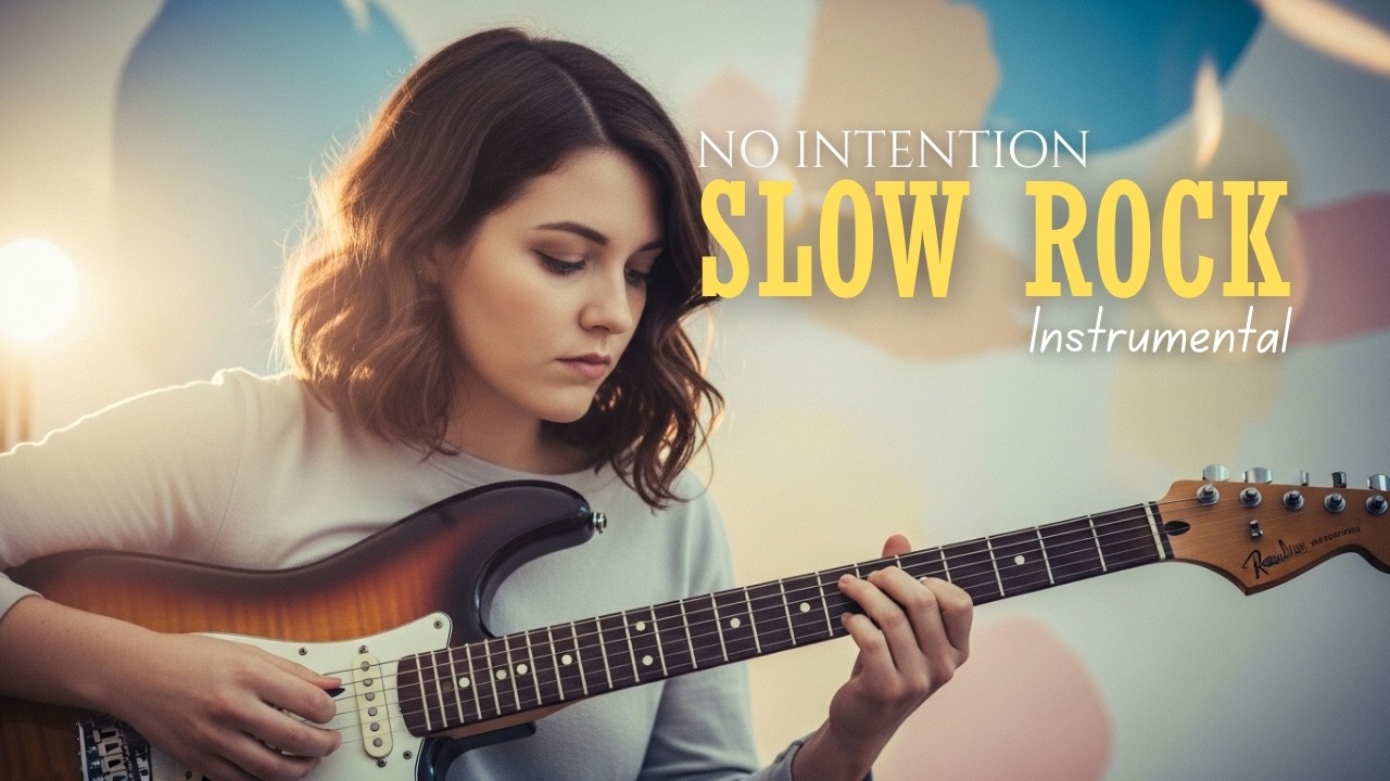 When the World Falls Quiet — Slow Rock Instrumental for Gentle Healing