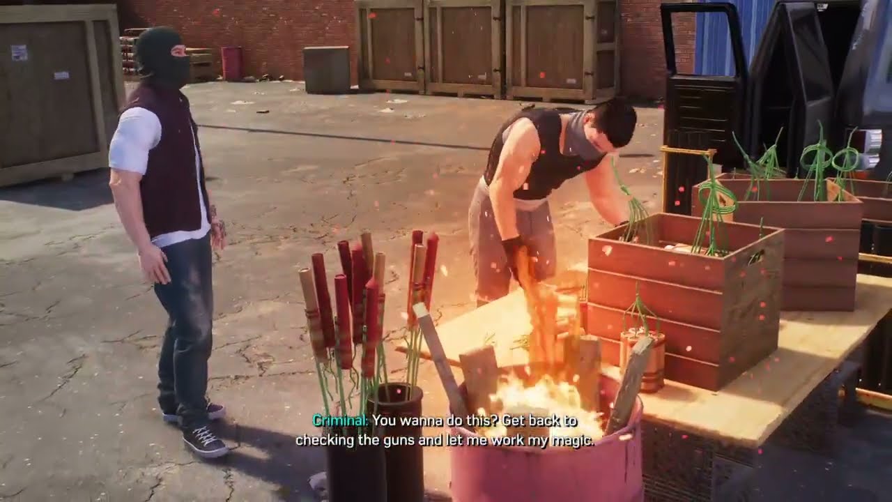 Spider-Man 2 Stopping the shady fireworks salesman
