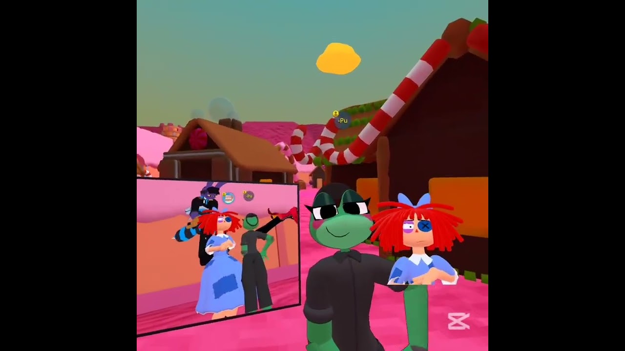 Ribbit gets hunting down by kingers #VRChat #Tadc