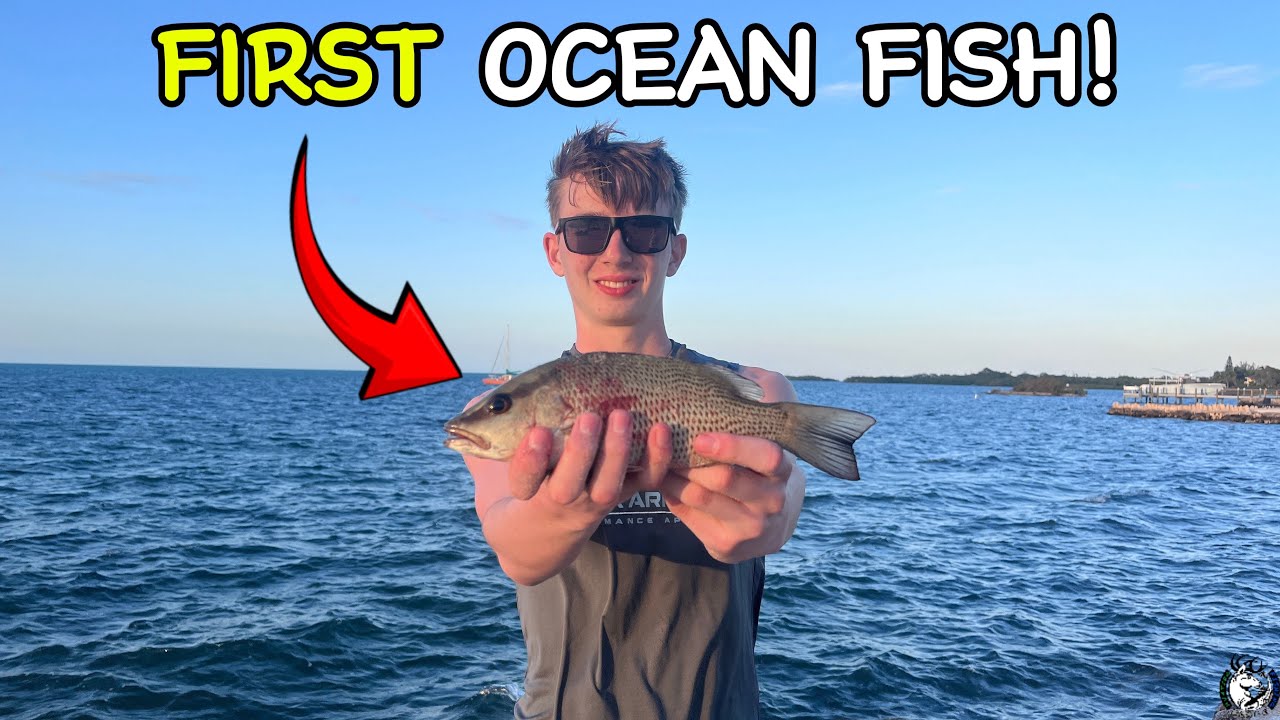 Ocean Fishing for the FIRST TIME in the Florida Keys!