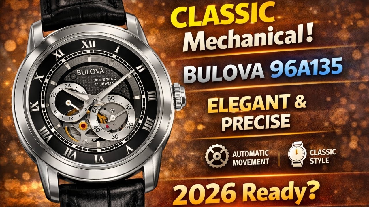 Bulova 96A135 Automatic Watch Review — Classic Mechanical Style in 2026!