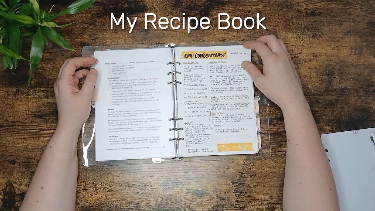 My Recipe Book | A5 6 Ring Binder